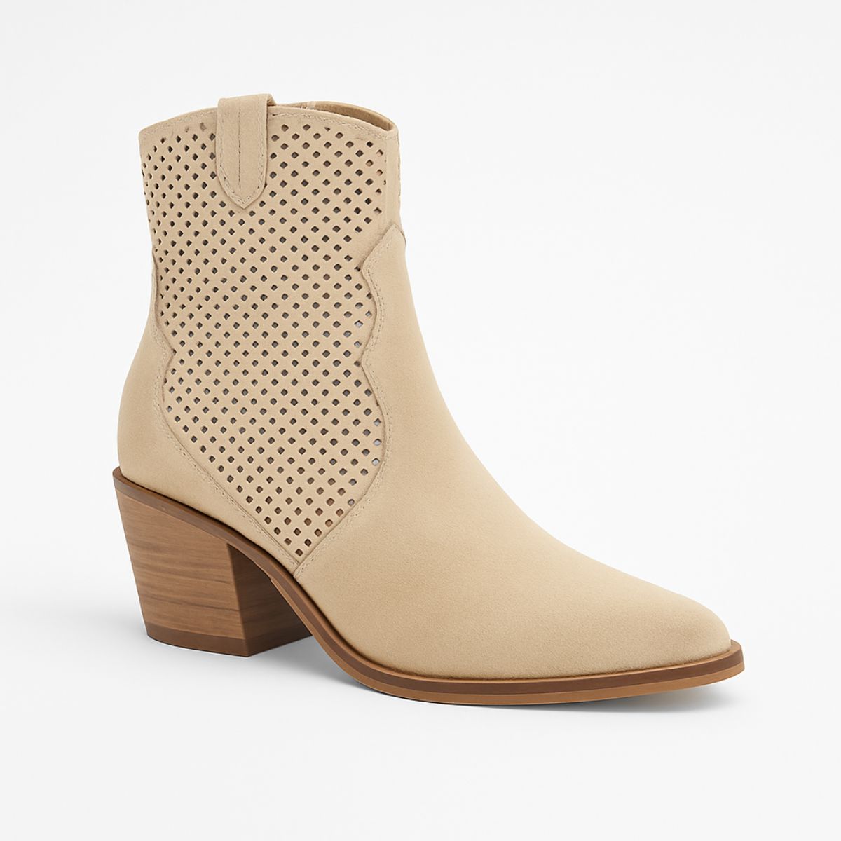 BOTELI - Botas Texanas Beige para Mujer