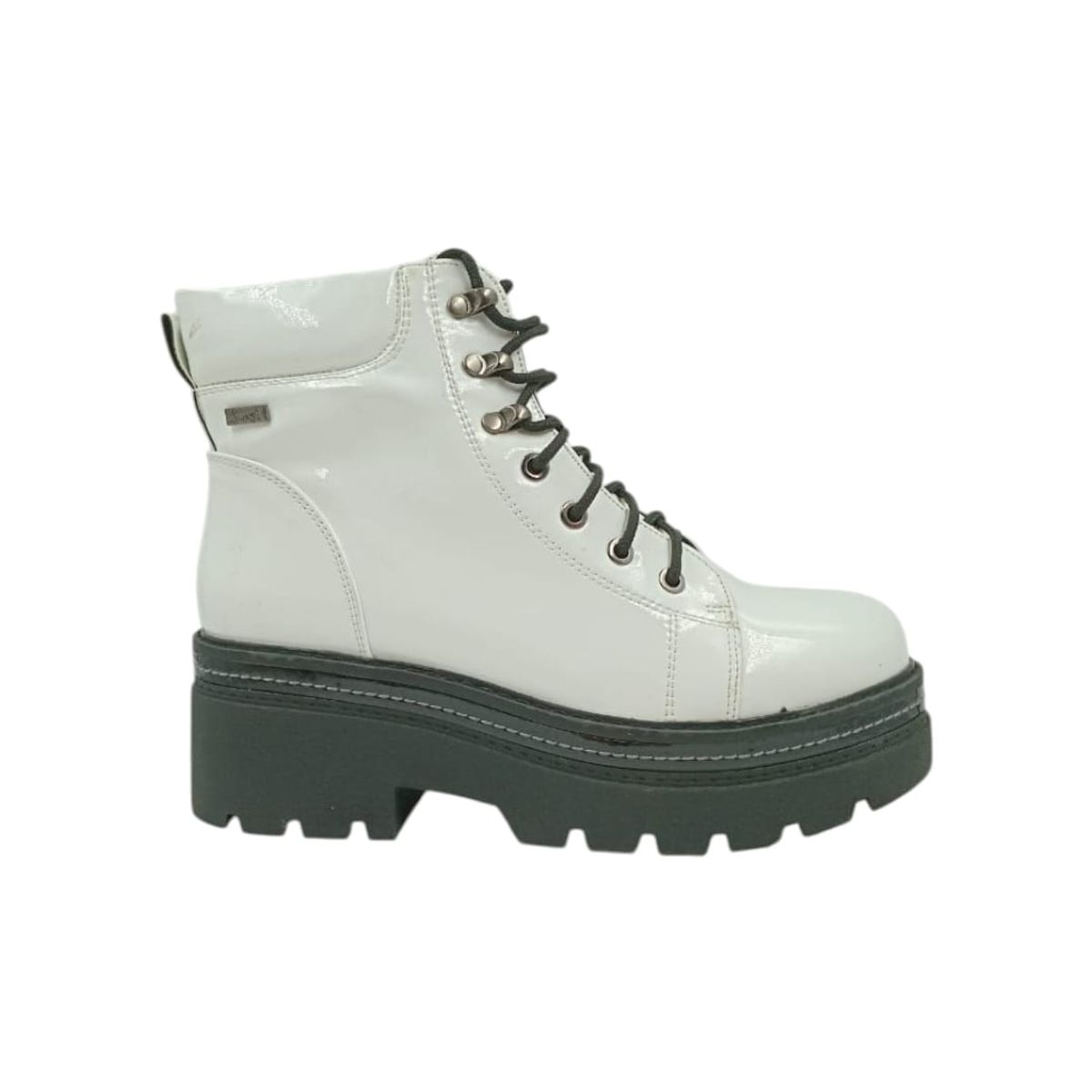 HERIEL - Botín Blanco Plataforma Mujer