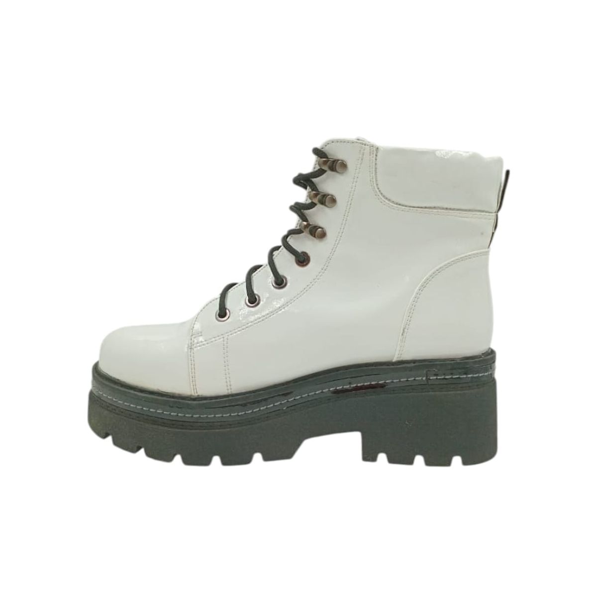 HERIEL - Botín Blanco Plataforma Mujer