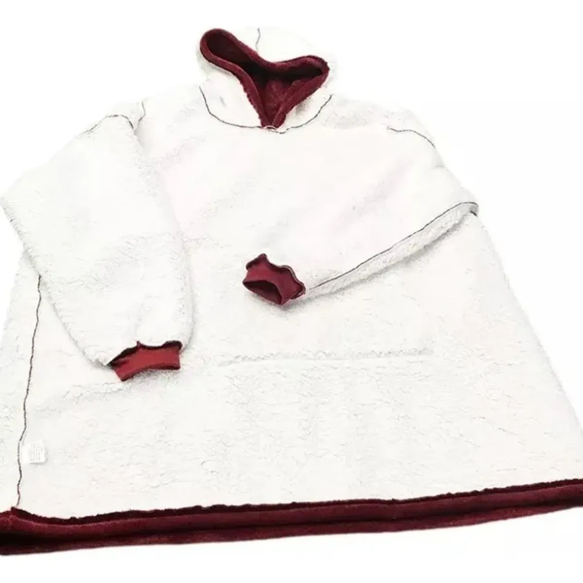 GENERICO - Poleron Sherpa Con Capucha O Suéter Invierno