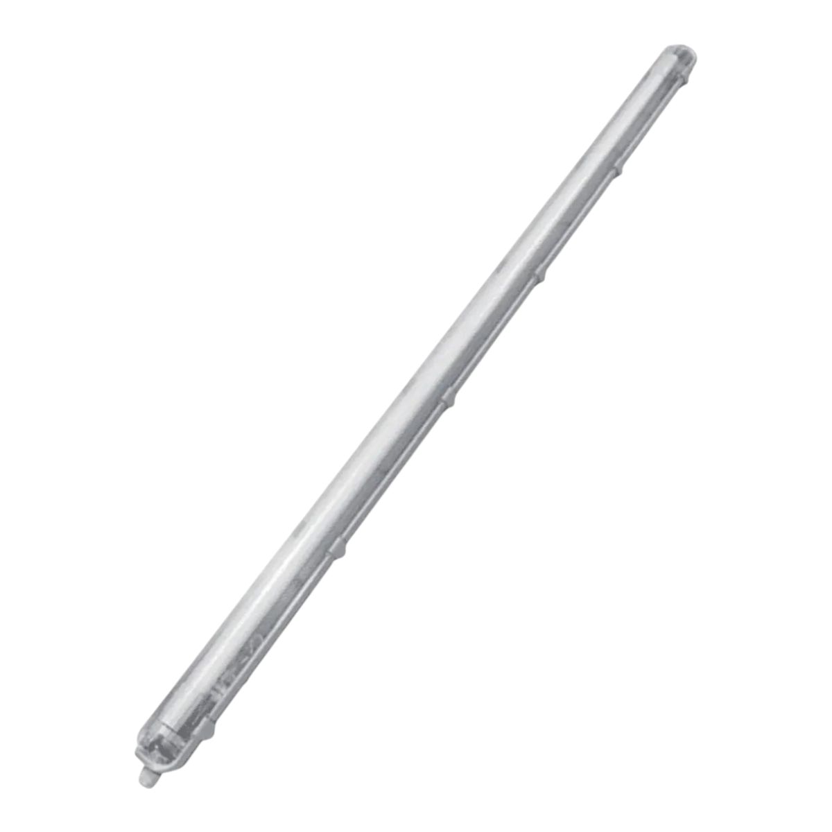 GENERICO - 2 Canoas Estanco 120cm para 1 Tubo IP65, No Incluye Tubo