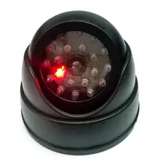 GENERICO - Cámara Vigilancia Falsa Dummy con Luz LED Intermitente