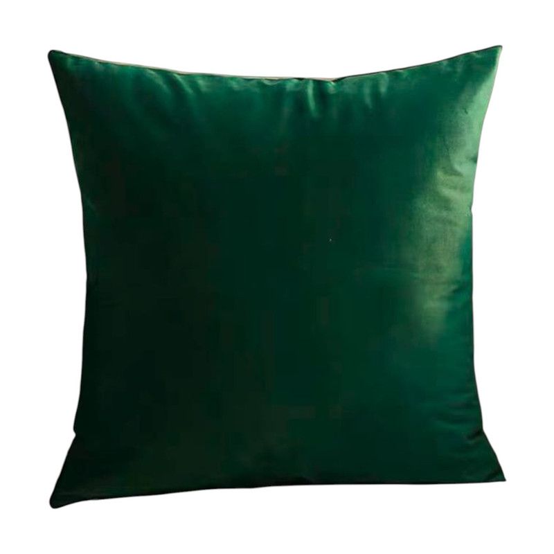 GENERICO - Pack 2 Cojines De Terciopelo Liso Medida 45x45cm Color Verde
