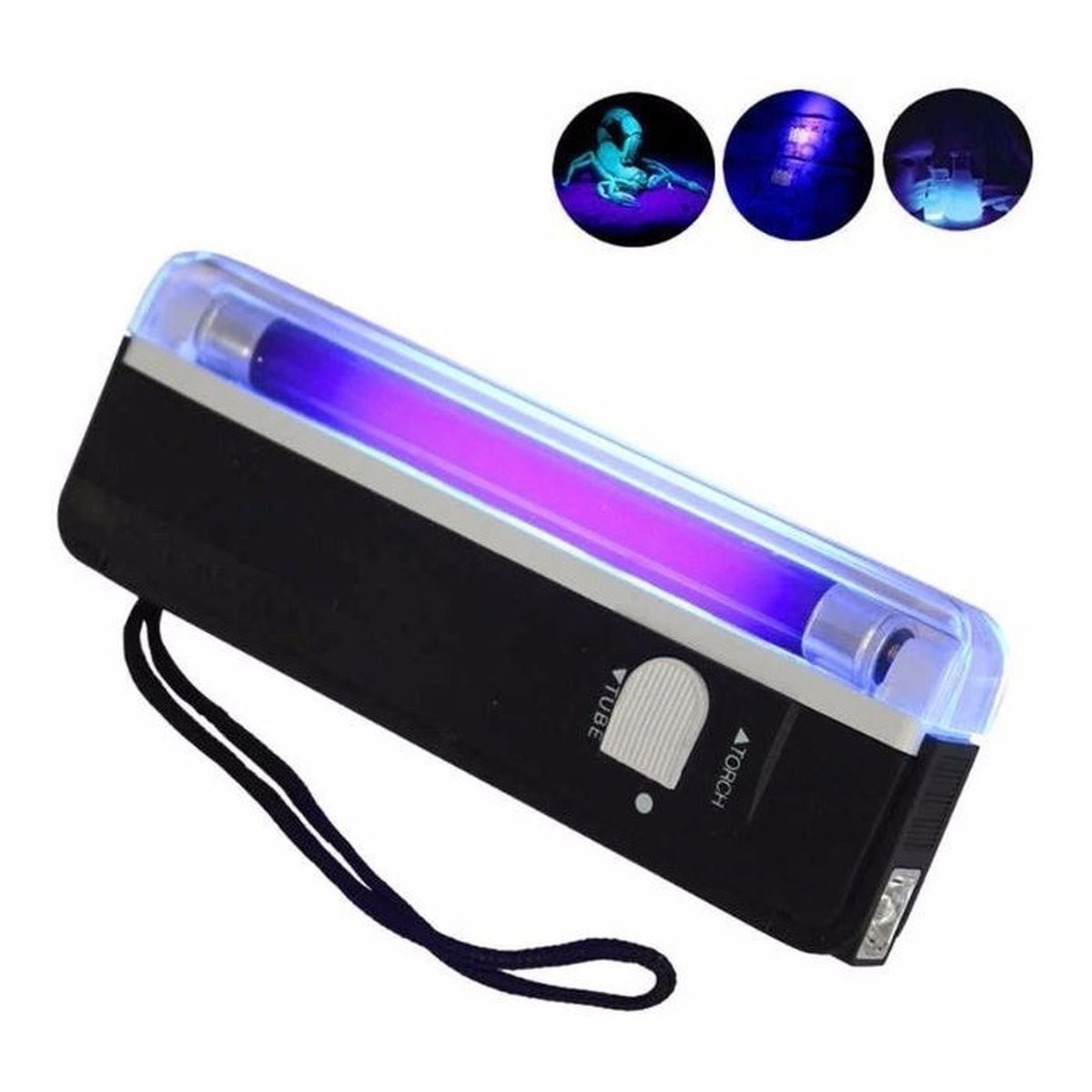 GENERICO - Detector Billetes Falsos UV Portátil Luz Ultravioleta