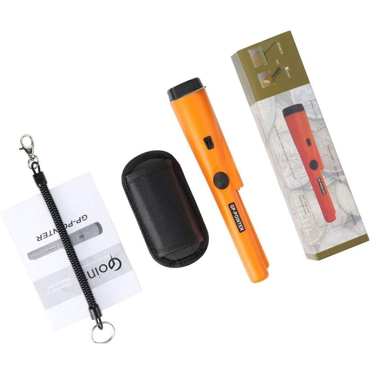 GENERICO - Detector Metales Portátil Mano Resistente Agua 360° Alerta