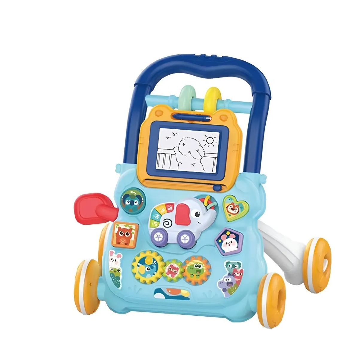 MUNDO BEBE - Caminadora Andadera Musical Multifuncional Elefante Unisex