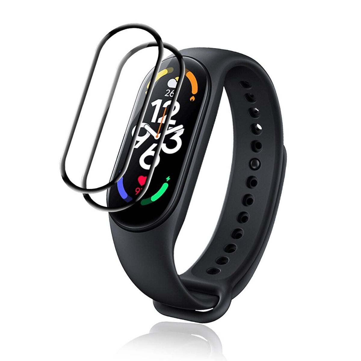 GENERICO - Mica Pack Protector Pantalla 3D para Reloj Xiaomi Mi Band 5 y 6