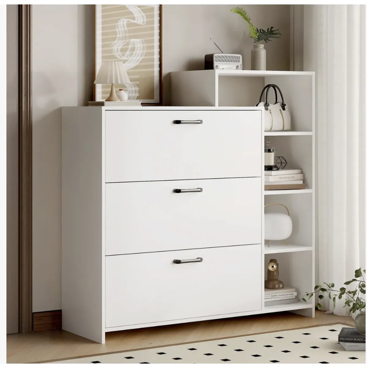 HOMER DESIGN - Zapatero Organizdaor Moderno 24 Pares 105x122x24cm