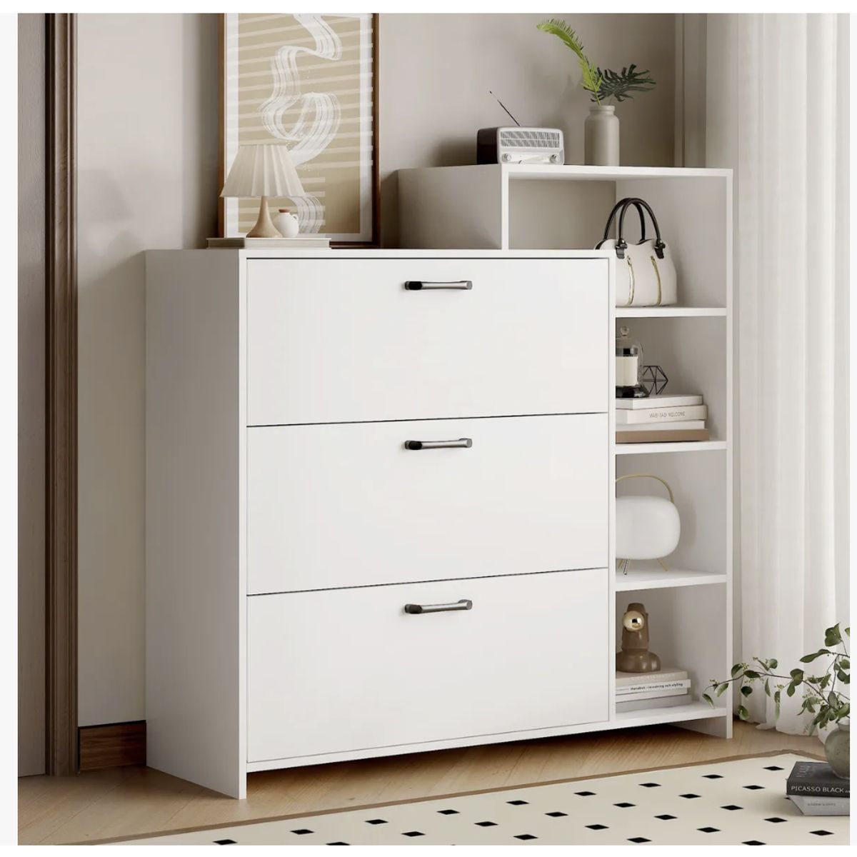 HOMER DESIGN - Zapatero Organizdaor Moderno 24 Pares 105x122x24cm