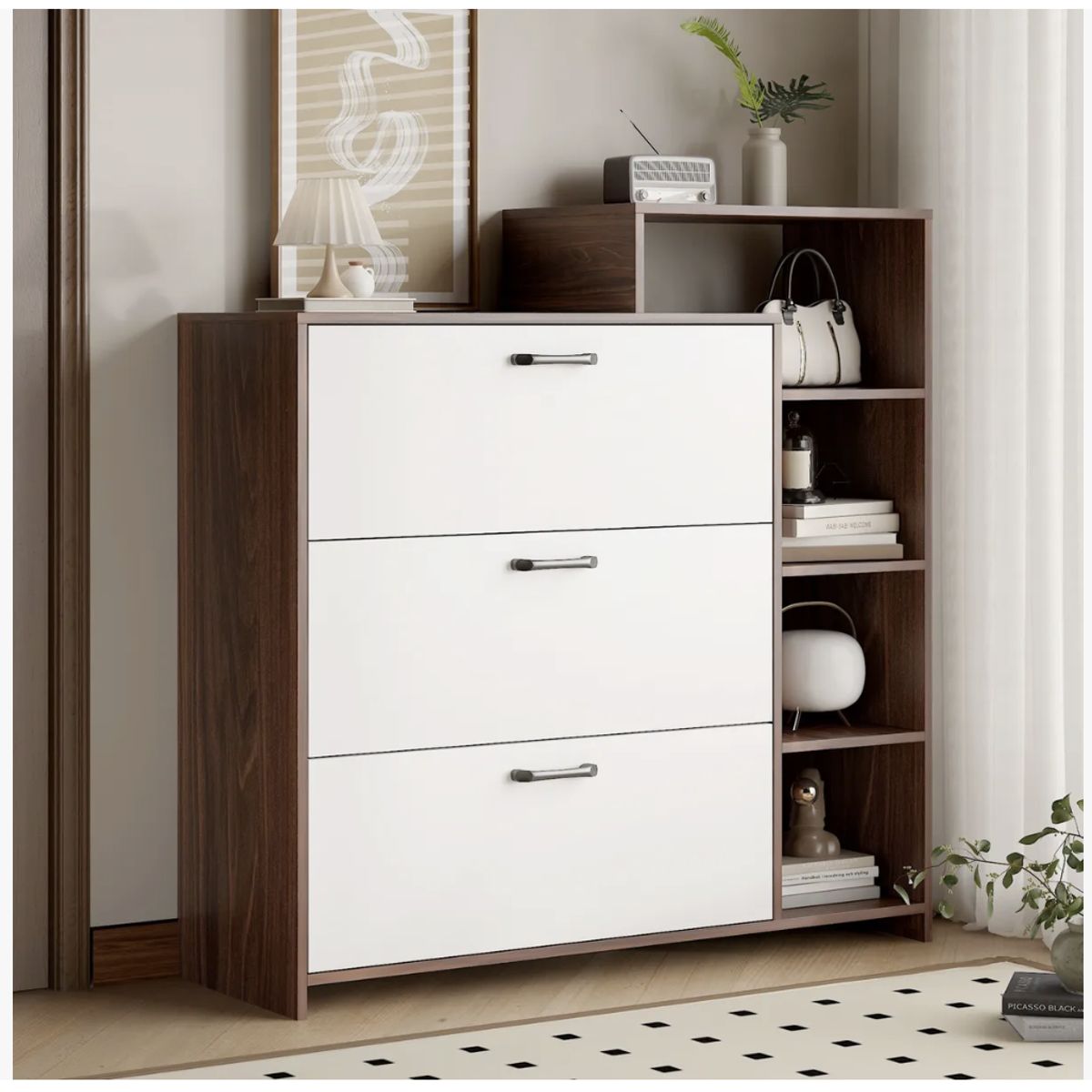 HOMER DESIGN - Zapatero Organizdaor Moderno 24 Pares 105x122x24cm