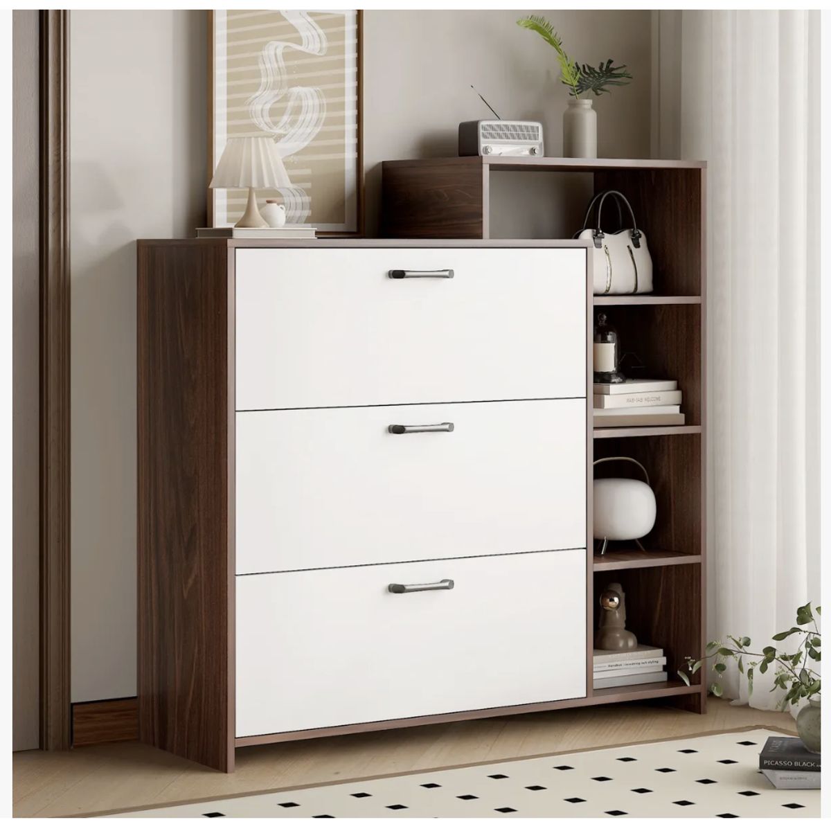 HOMER DESIGN - Zapatero Organizdaor Moderno 24 Pares 105x122x24cm