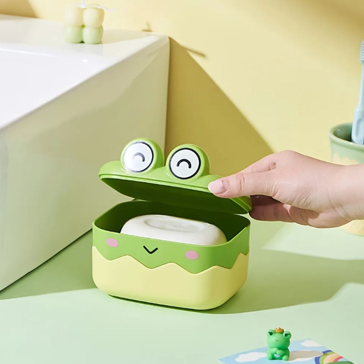 GENERICO - Jabónera  Forma De Rana