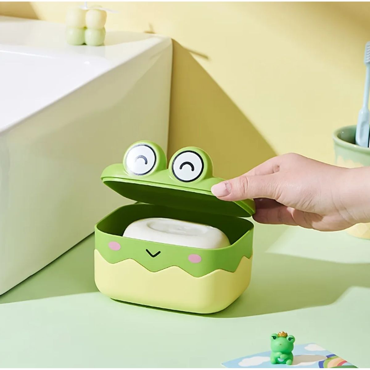 GENERICO - Jabónera  Forma De Rana