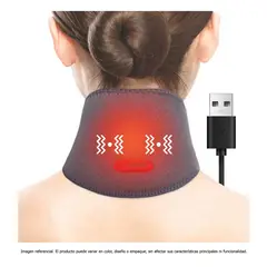 GENERICO - Masajeador de cuello con calor y masajeador 2 en 1