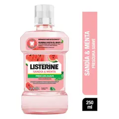 LISTERINE - Enjuague Bucal Sandia Frescura Suave Sin Alcohol x 250 ml