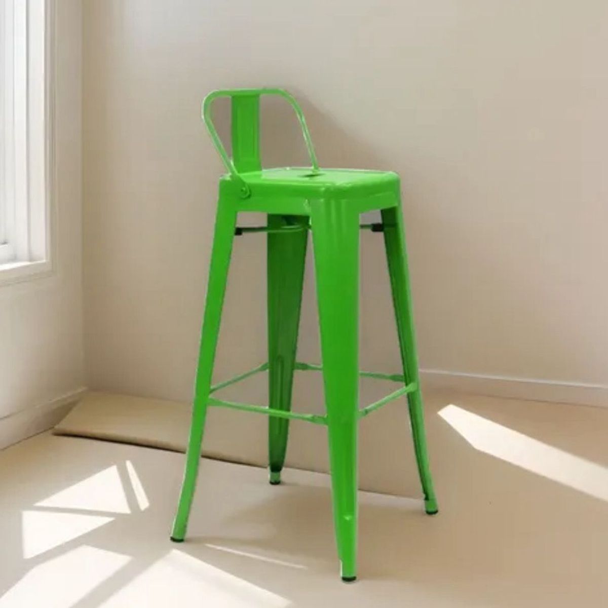 HABITA2 CHILE - Taburete Tolix metálico  66 cm - Menta