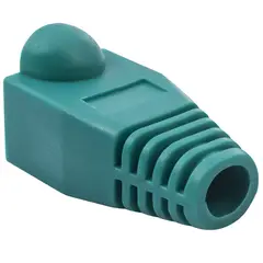 ATLANTICSWIRE - FUNDA, CAPUCHON PARA CONECTOR RJ45, 100 UNI. VERDE