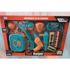 MUNDO MAGIA - Set De Herramientas De Juguete Kit Construcción Para Niños