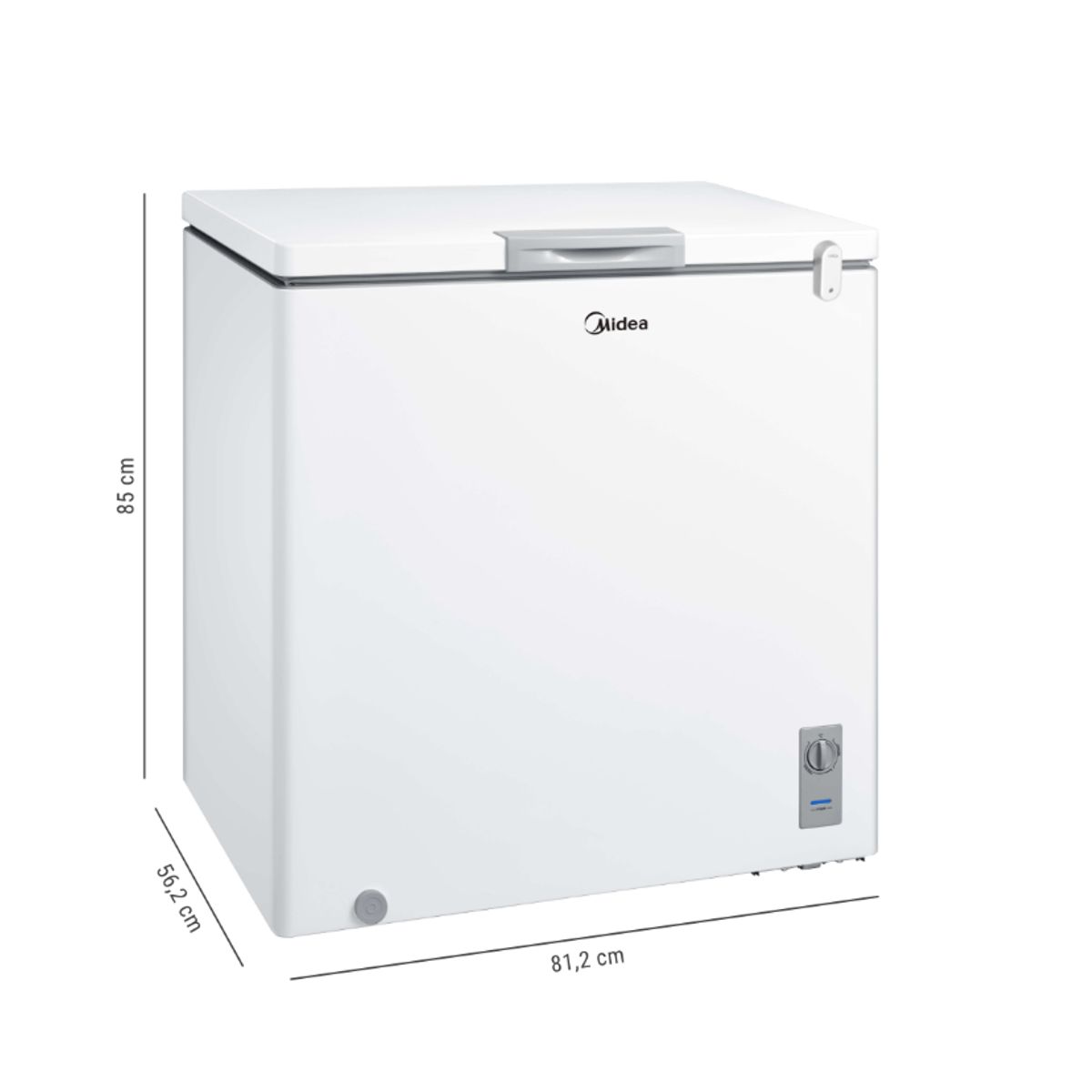 MIDEA - Freezer Horizontal 198 Litros MFH-1990B258CN Midea