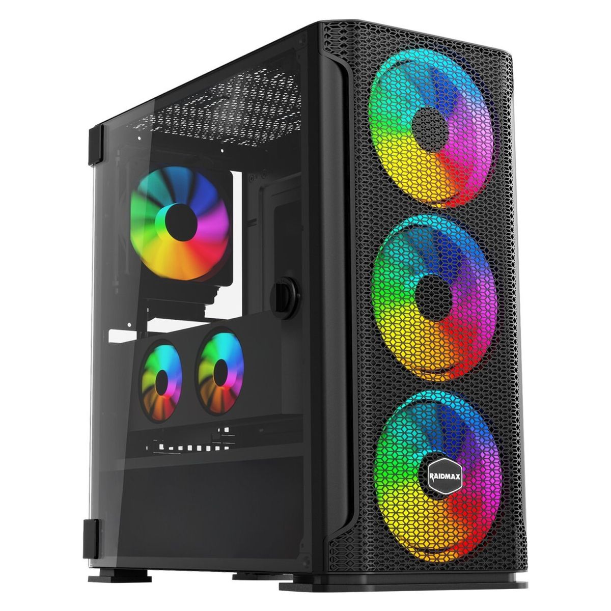 RAIDMAX - Gabinete Raidmax F01 ARGB Mid Tower ATX