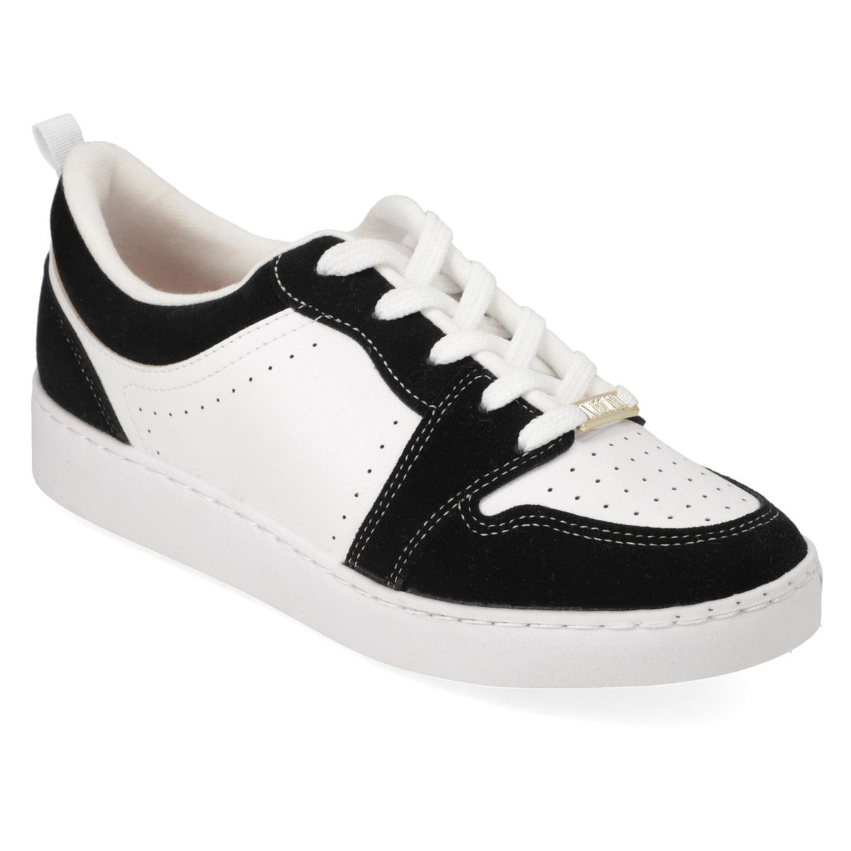 VIZZANO - Zapatilla Casual de Mujer Blanco y Negro