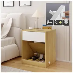 HOMER DESIGN - Velador Seguridad Compartimento Oculto Inferior Antirrobo