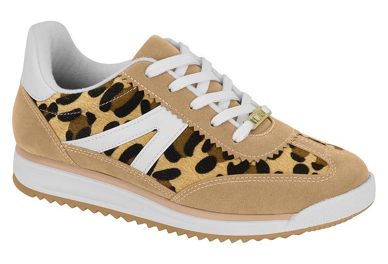 Zapatillas Casuales Café Animal Print
