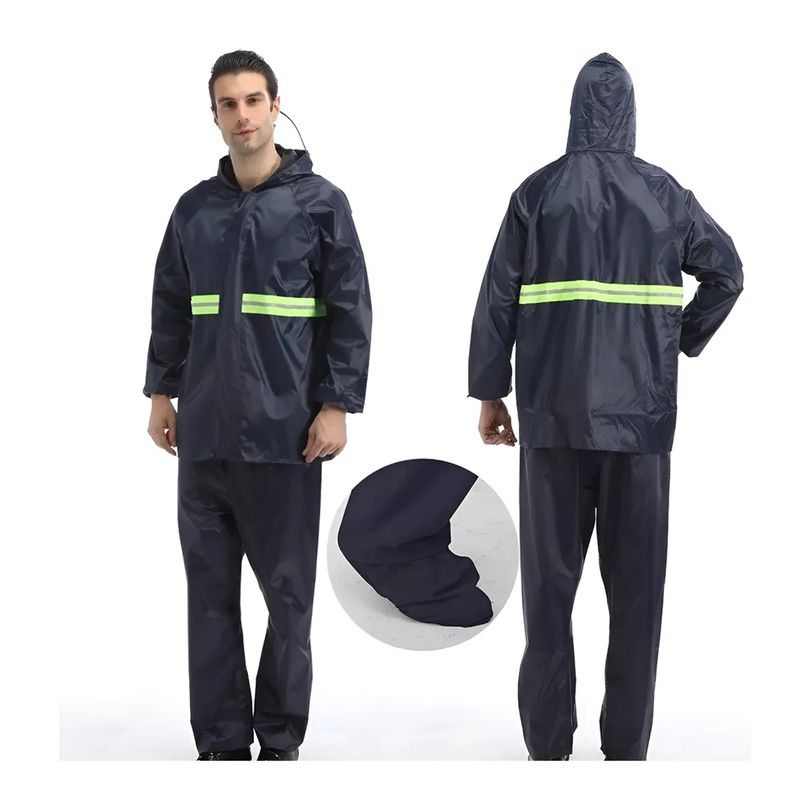 GENERICO - X2 Traje Lluvia Impermeable Protector Lluvia Moto Bicicleta