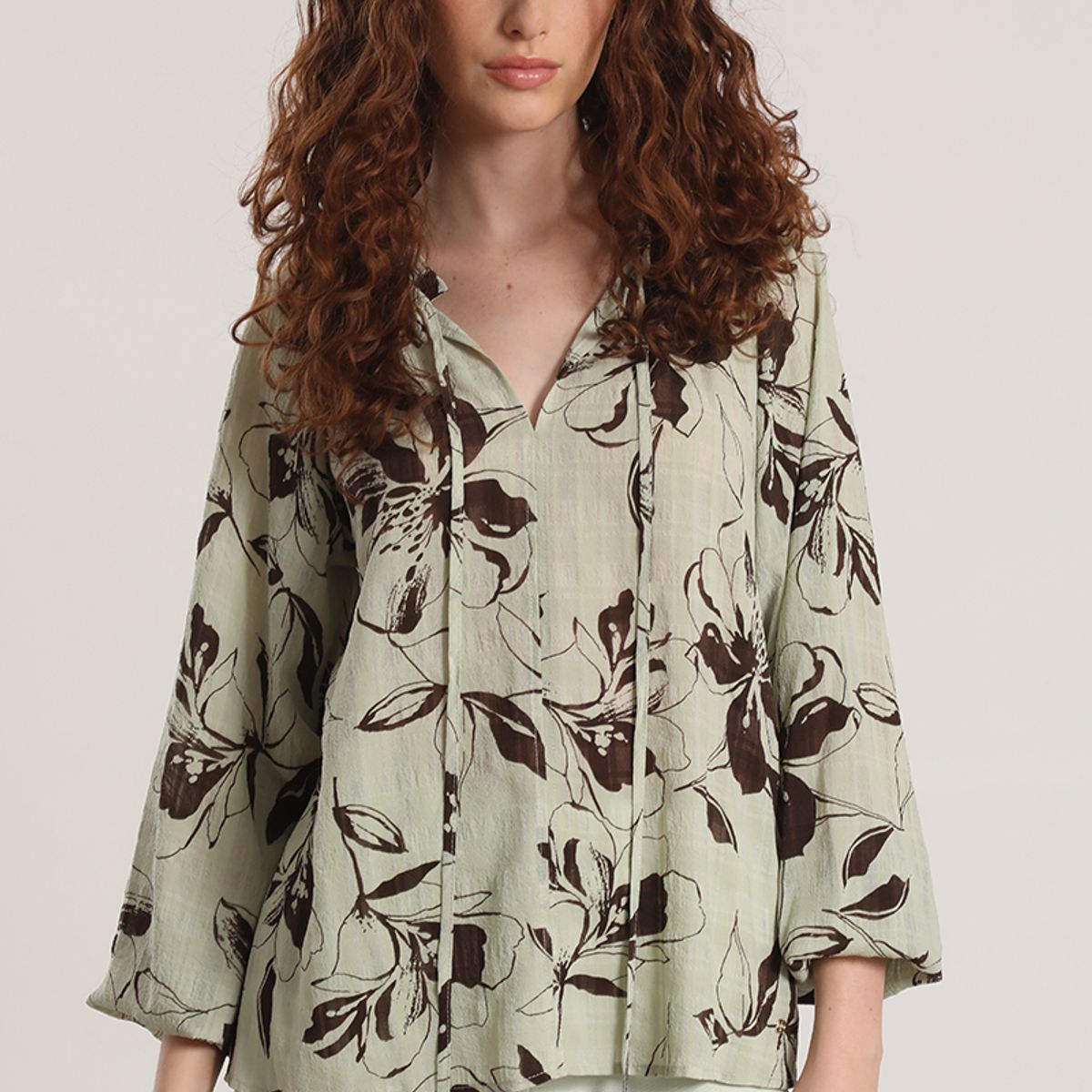 LIOLA - Blusa estampado floral liola mujer verde