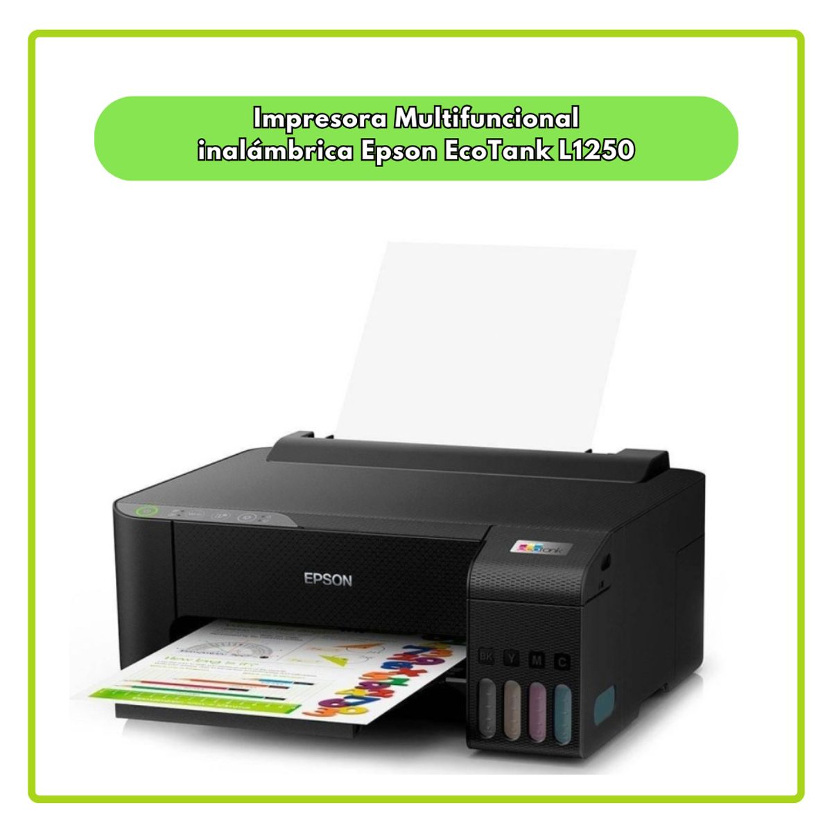 EPSON - Impresora Multifuncional inalámbrica Epson EcoTank L1250