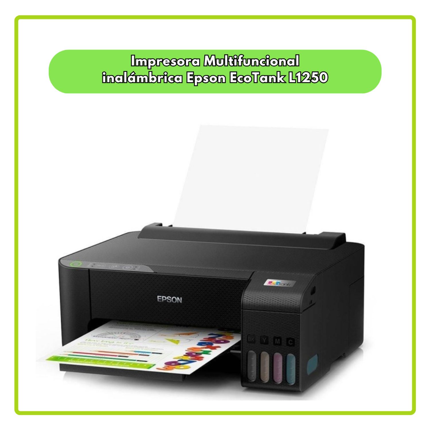 Impresora Multifuncional inalámbrica Epson EcoTank L1250 | Sodimac