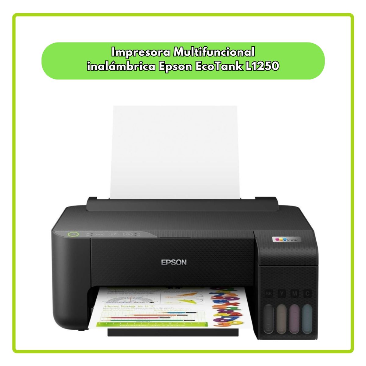 EPSON - Impresora Multifuncional inalámbrica Epson EcoTank L1250