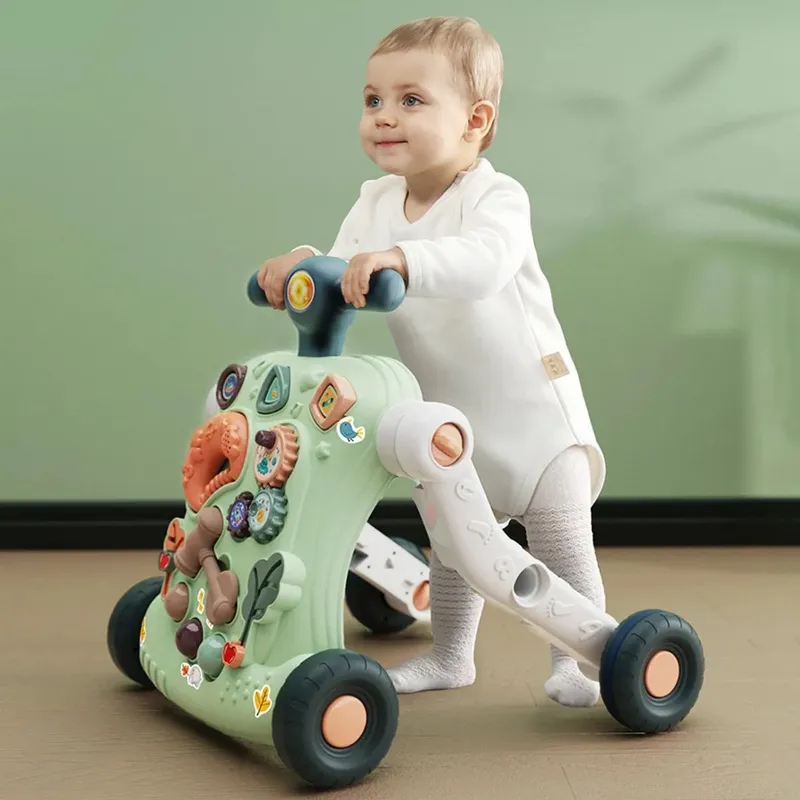 SHOP EHOME BAG - Andador Musical Con Tablero De Juegos Portátil 6 En 1 Verde