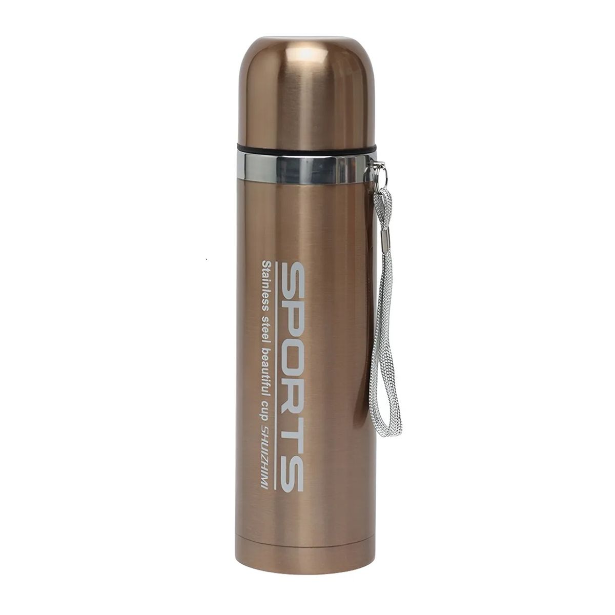 GENERICO - X2 Termo Doble Capa Sport Acero Inoxidable Metalizado 500ml