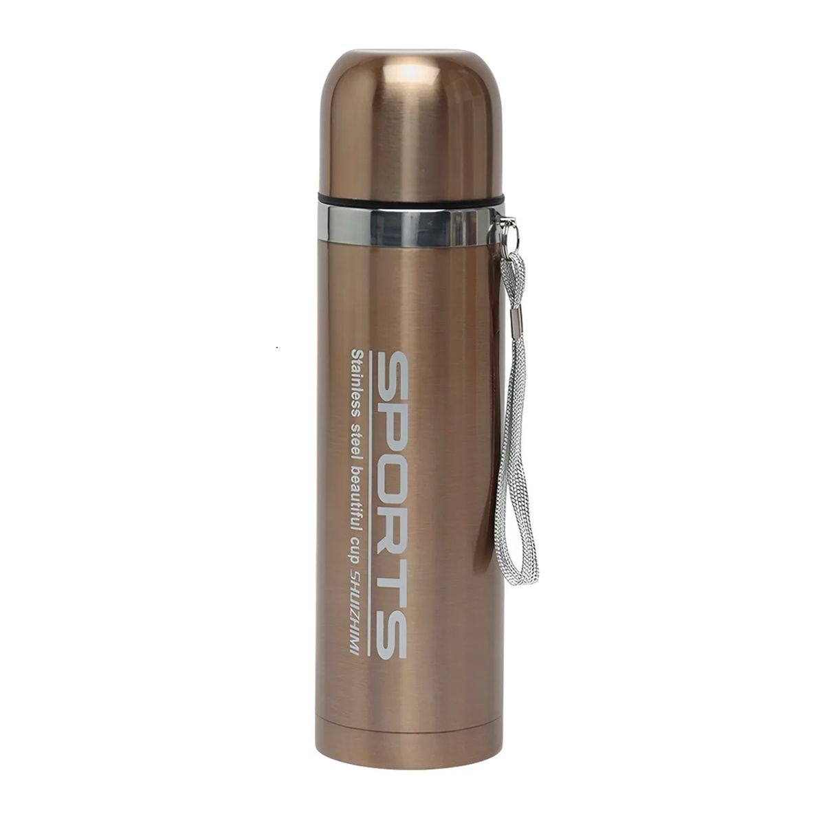 GENERICO - X2 Termo Doble Capa Sport Acero Inoxidable Metalizado 500ml
