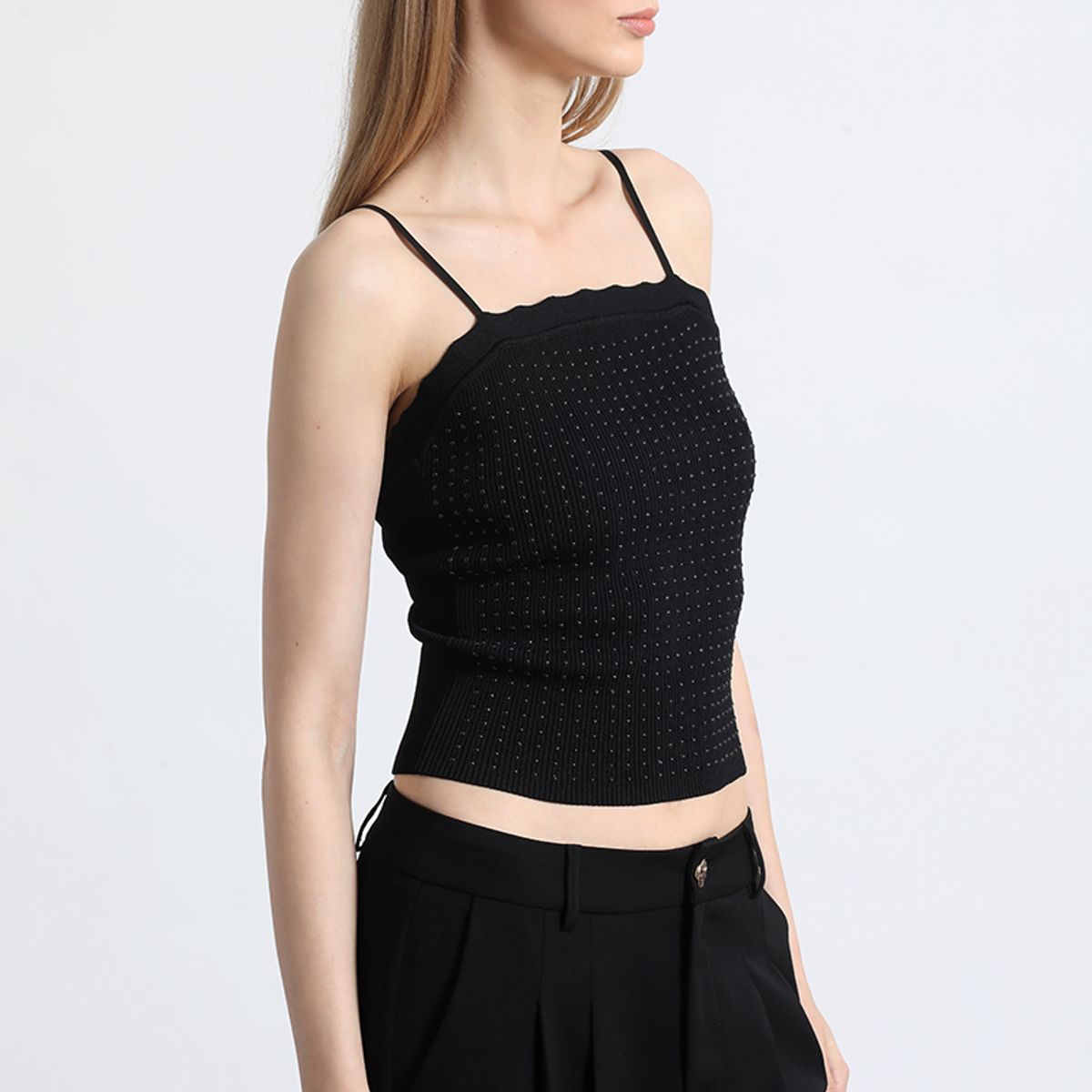 LIOLA - Top con tirantes mujer Liola negro