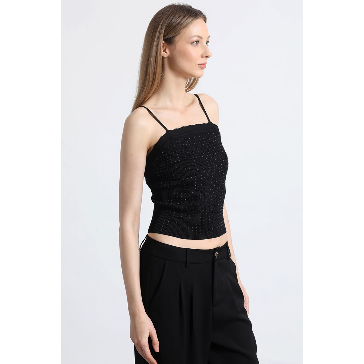 LIOLA - Top con tirantes mujer Liola negro