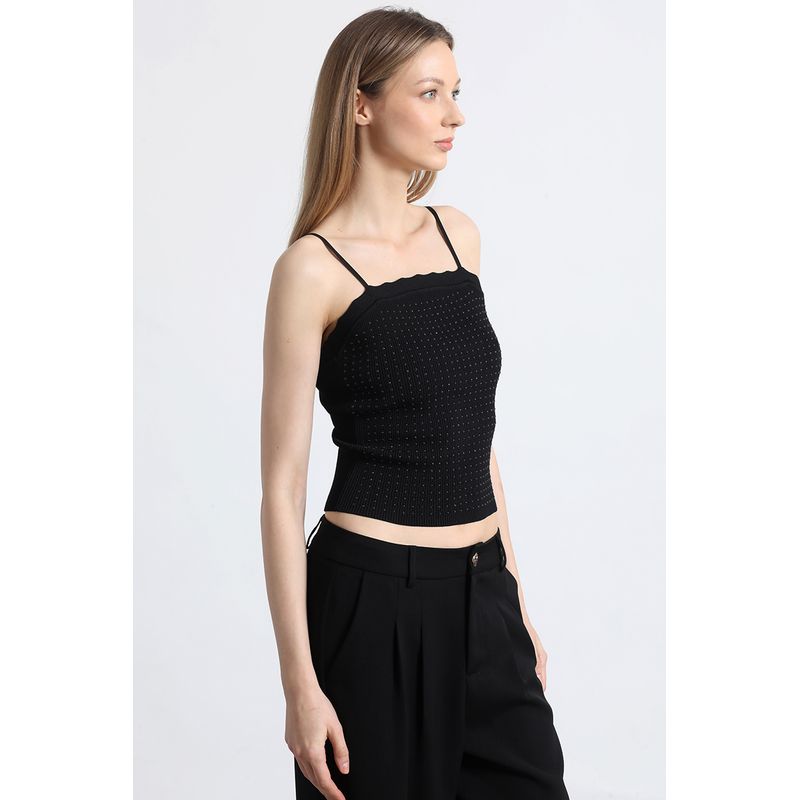 LIOLA - Top con tirantes Liola mujer negro