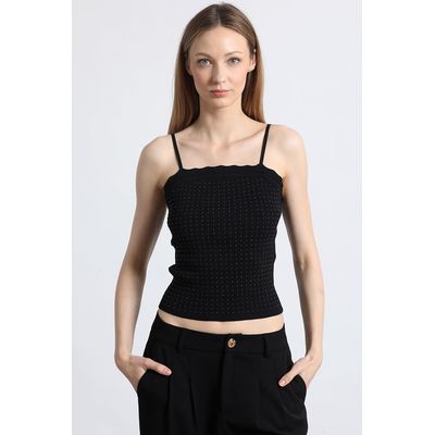 Imagen 2 del producto Top con tirantes mujer negro