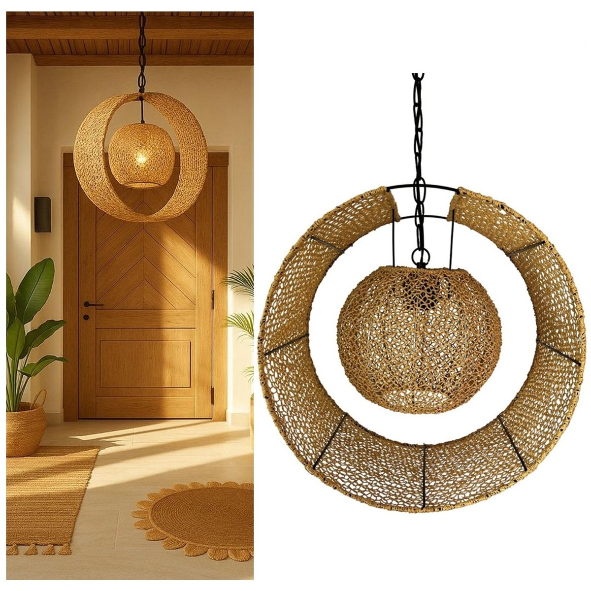 CAROLD STEVENS - Lámpara Colgante Romi