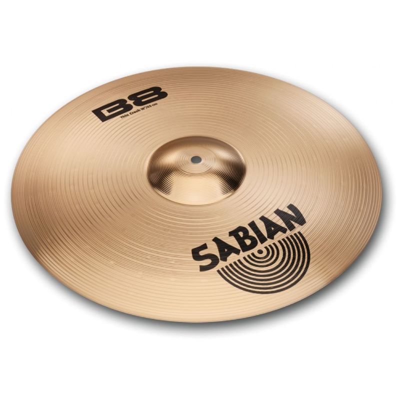 SABIAN - Platillo De Batería Thin Crash 15 Pulgadas Sabian B8