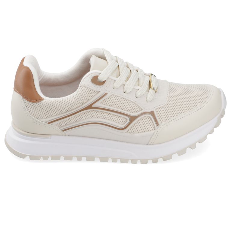 Zapatilla Casual Crema