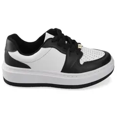 VIZZANO - Zapatilla Mujer Blanco y Negro