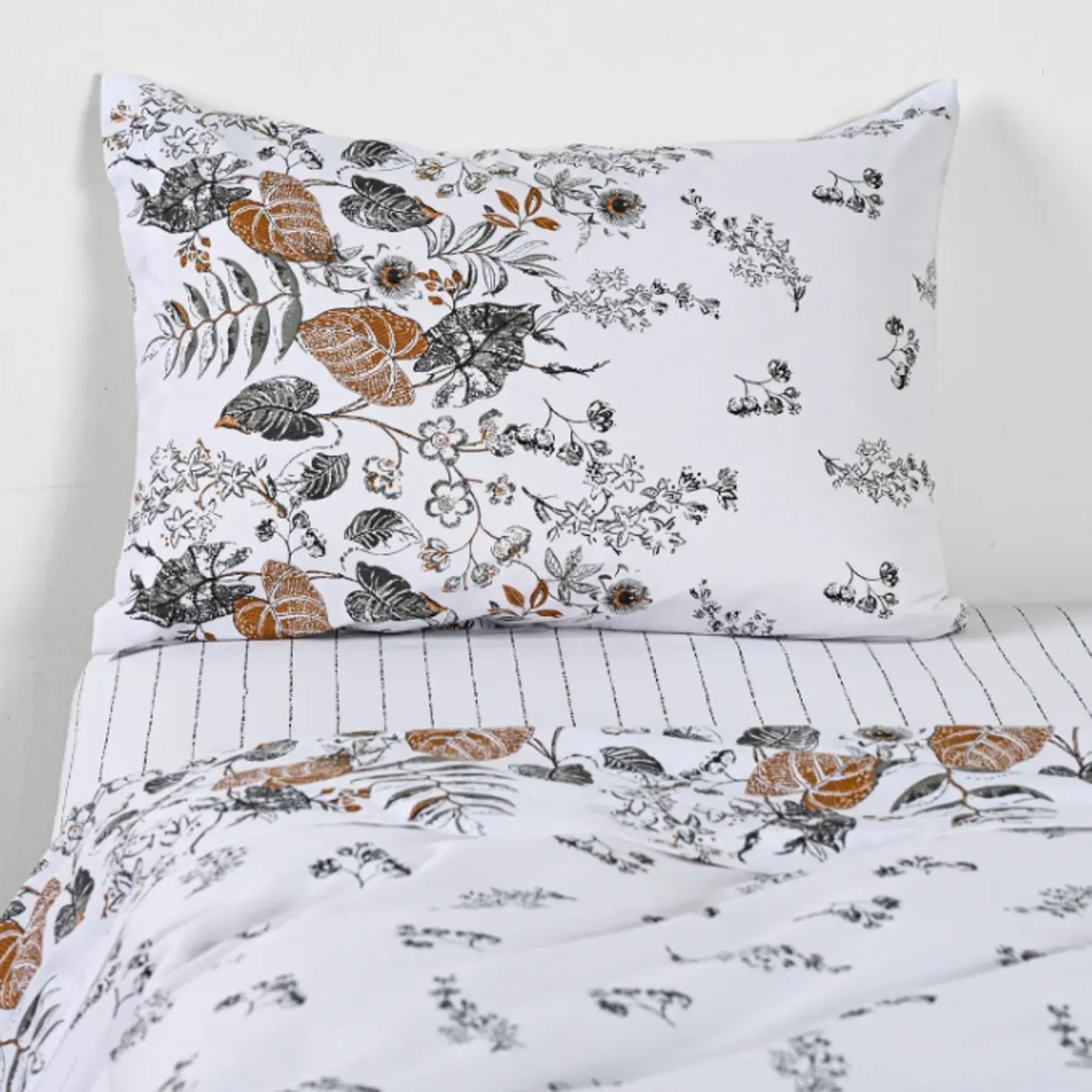 CANNON - Sabana Cannon 200 Hilos 1.5 Plaza Foliage