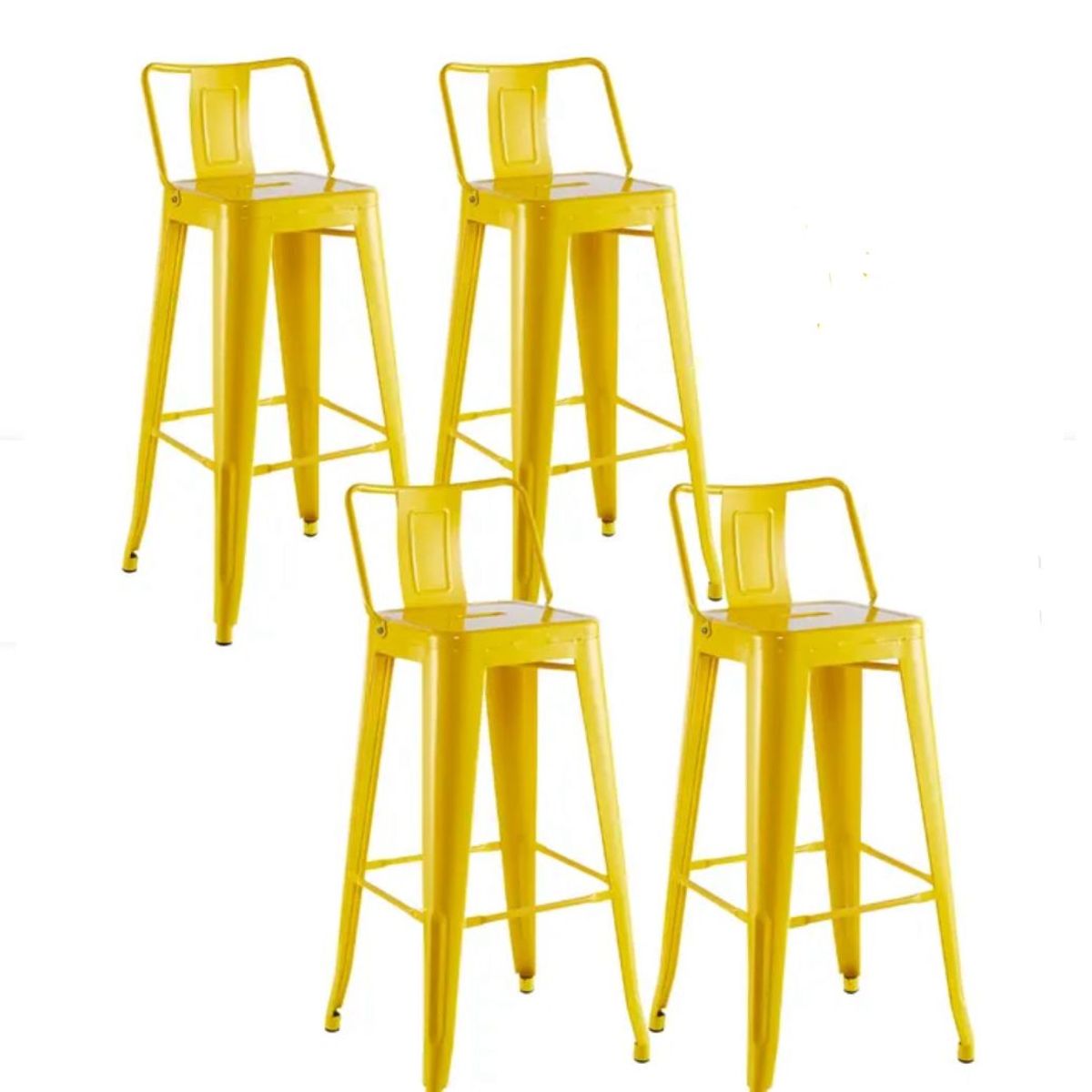 HABITA2 CHILE - Pack 4 Taburetes Tolix metálico  77cm - Menta