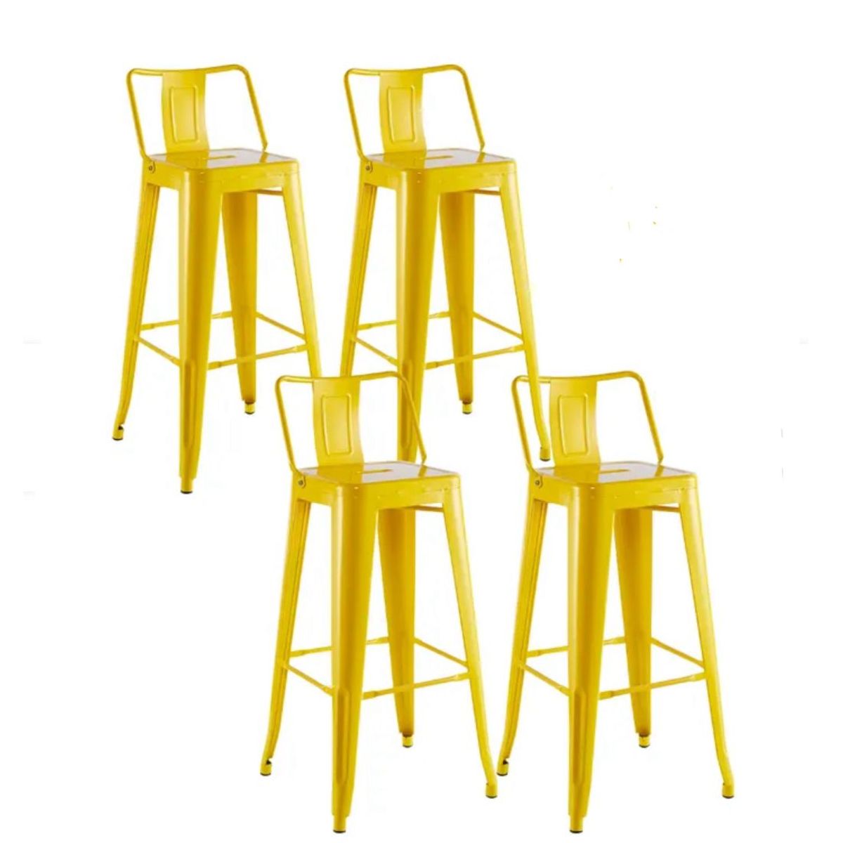 HABITA2 CHILE - Pack 4 Taburetes Tolix metálico  77cm - Menta
