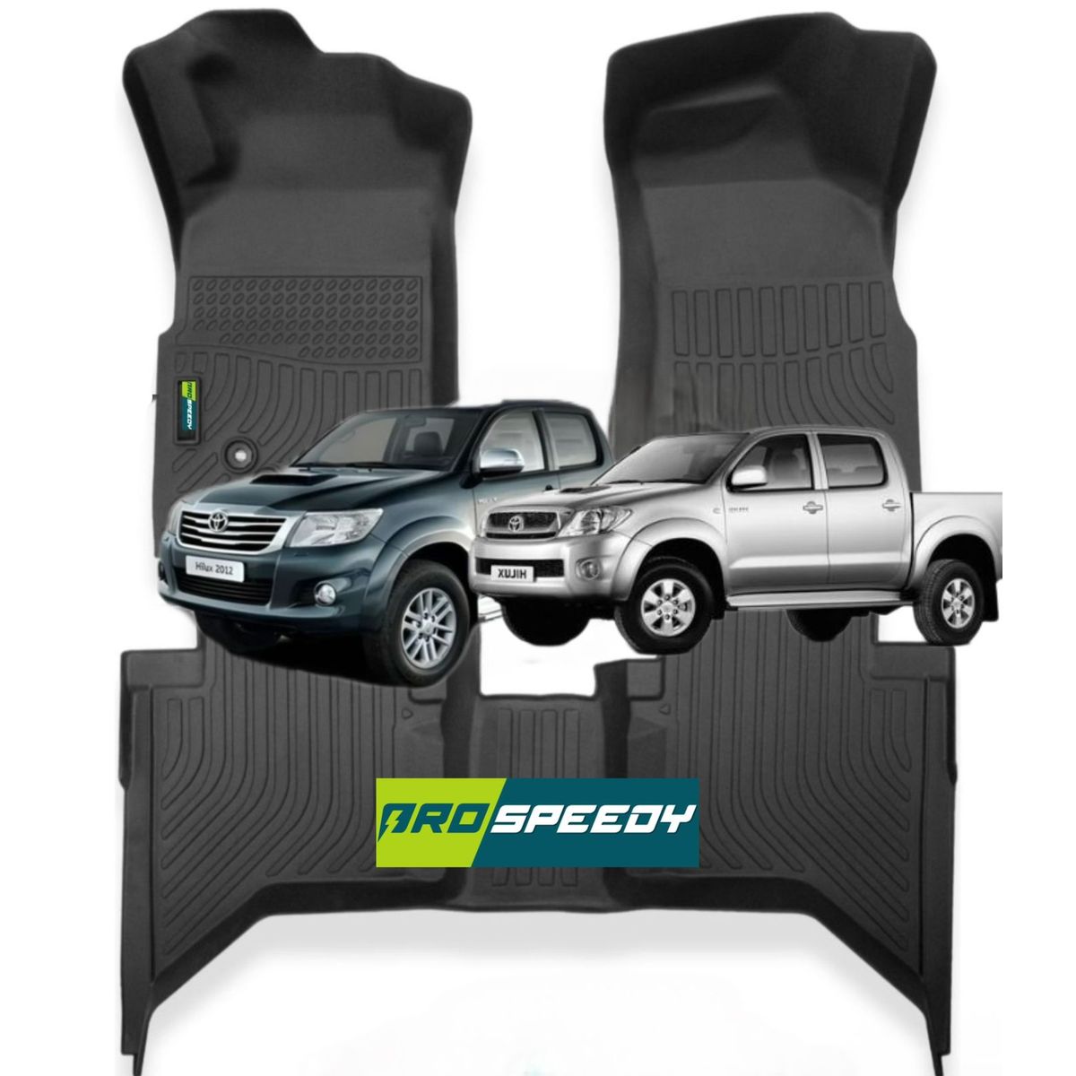 GENERICO - PISOS CALCE PERFECTO PROSPEEDY TOYOTA HILUX VIGO 2005-2015