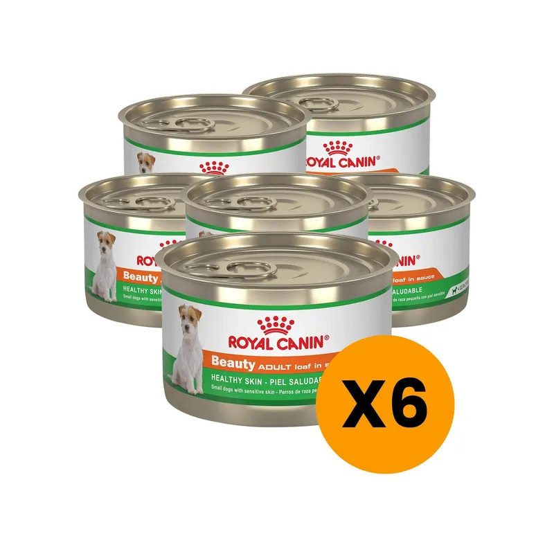 ROYAL CANIN - Alimento Royal Lata Perro Adulto Beauty 150gr - Pack X6