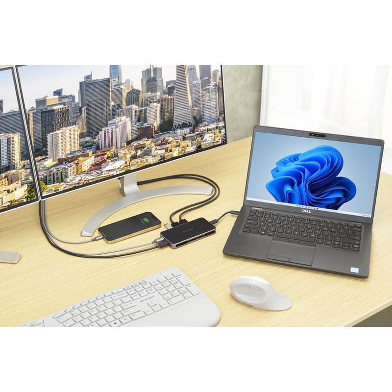 KENSINGTON - Docking Station portátil UH1460P USB-C, Dual 4K, 85W Pass Through Charging K36901
