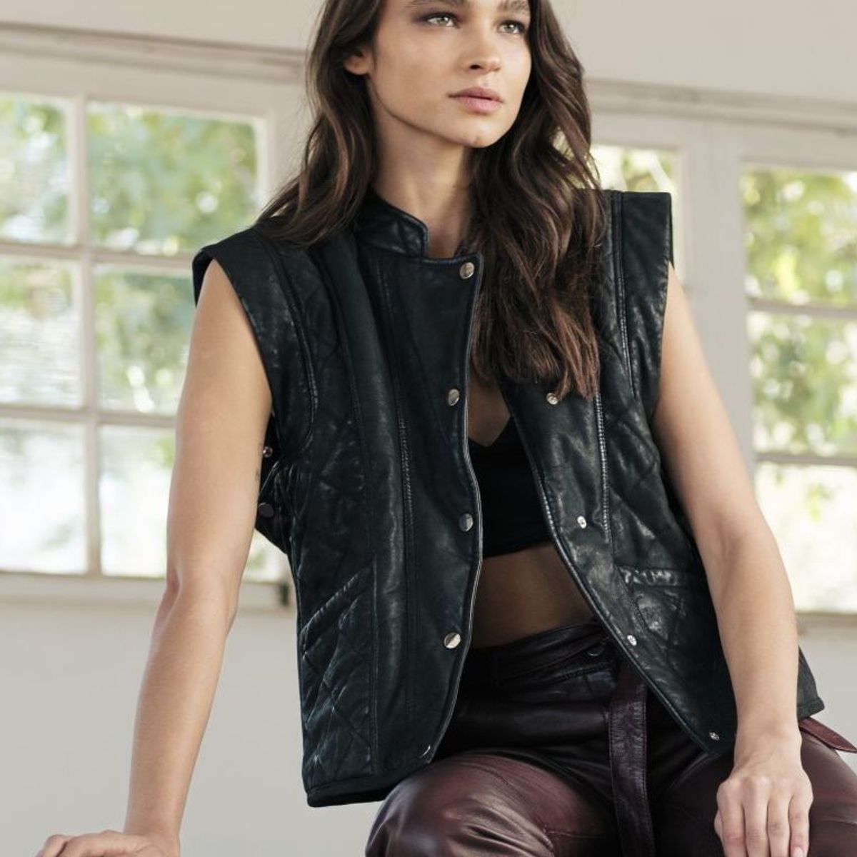 BOR - chaqueta cuero adelfa